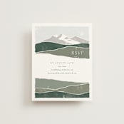 "Foothills" - RSVP Online Enclosure Cards in Grass by Alethea and Ruth - Front
