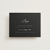"schiacciata" - RSVP Online Enclosure Cards in Black Dahlia by chocomocacino - Front