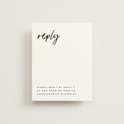 "Allure" - RSVP Online Enclosure Cards in Cloud by JoAnn Jinks - Front