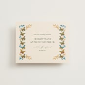 "Flutter" - RSVP Online Enclosure Cards in Sunset by Jen Owens - Front