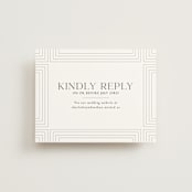 "contemporary photo" - RSVP Online Enclosure Cards in Cloud by Erin Deegan - Front