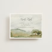 "Countryside" - RSVP Online Enclosure Cards in Emerald by Petra Kern - Front