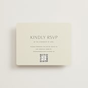 "Glide" - RSVP Online Enclosure Cards in Porcelain by Jennifer Postorino - Front