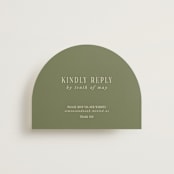 "Fero" - RSVP Online Enclosure Cards in Blush by Pati Cascino - Front