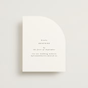 "traditional love story" - RSVP Online Enclosure Cards in Black Tie by Phrosné Barwood - Front