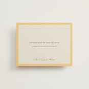 "Bocce" - RSVP Online Enclosure Cards in Melon by Megan Davis - Front