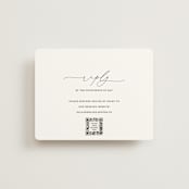 "Breathe" - RSVP Online Enclosure Cards in Linen by Jennifer Postorino - Front