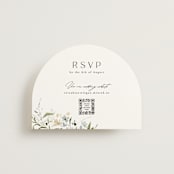 "Fleur" - RSVP Online Enclosure Cards in Lily by Everett Paper Goods - Front