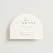 "Ashbury" - RSVP Online Enclosure Cards in Ink by Kristie Kern - Front