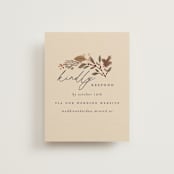 "Autumn Stroll" - RSVP Online Enclosure Cards in Moody by Erin German - Front