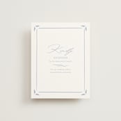 "Ocean Dreams" - RSVP Online Enclosure Cards in Pale Cerulean by Sabrin Deirani - Front