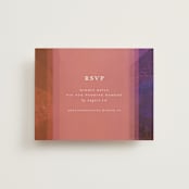 "Radiance" - RSVP Online Enclosure Cards in Kantha by Heather Cairl - Front