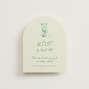 "tablescape drawing" - RSVP Online Enclosure Cards in Garden by Cass Loh - Front