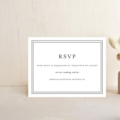 "Eloquence" - RSVP Online Enclosure Cards in Vanilla by Kimberly FitzSimons - Front