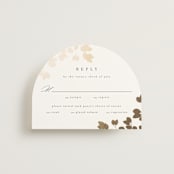 "Loire" - RSVP Cards in Deep Sea by Kristie Kern - Front