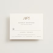 "Embrace" - RSVP Cards in Cloudy by Jennifer Postorino - Front