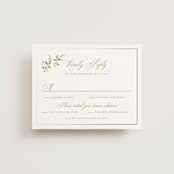 "Marmont" - RSVP Cards in Lilac by Kristie Kern - Front