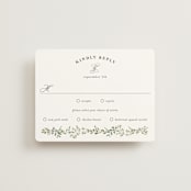 "Monogramed Arch" - RSVP Cards in Mojito by Susan Moyal - Front