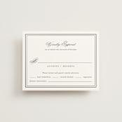 "Polished" - RSVP Cards in Cotton by Jennifer Postorino - Front
