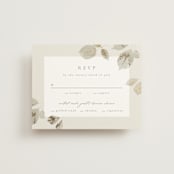 "Sonnet" - RSVP Cards in Meadow by Kristie Kern - Front