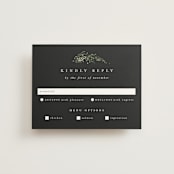 "winter garland" - RSVP Cards in Tuxedo by Leah Bisch - Front