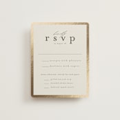 "Surround" - RSVP Cards in Sand by Nicole Walsh - Front