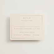 "Warm affection" - RSVP Cards in Dusty Rose by Stacey Meacham - Front
