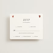 "Amore" - RSVP Cards in Snow by Ani Somi - Front