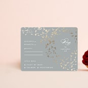 "love drops" - RSVP Cards in Pale by Phrosné Barwood - Front