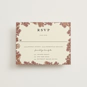 "Embracing" - RSVP Cards in Autumn by Susan Moyal - Front