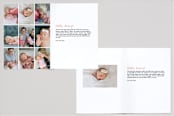 "Stacked" - Birth Announcements in Petal by Snow and Ivy - Interior Options