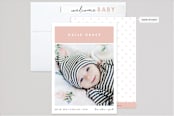 "Stacked" - Birth Announcements in Petal by Snow and Ivy - Assembled