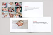 "Secret Garden" - Birth Announcements in Strawberry by Ana de Sousa - Interior Options