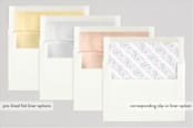 "Secret Garden" - Birth Announcements in Strawberry by Ana de Sousa - Slip-In Envelope Liners