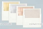 "Elegant Collage" - Birth Announcements in Ink by Ana Sharpe - Slip-In Envelope Liners