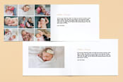 "Baby Stats" - Birth Announcements in Midnight by Christina Novak - Interior Options