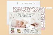 "Baby Stats" - Birth Announcements in Midnight by Christina Novak - Assembled
