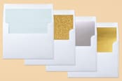 "Type Type Baby" - Birth Announcements in Sky by Kimberly FitzSimons - Slip-In Envelope Liners