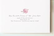 "Sweet As A Rose" - Birth Announcements in Rose Pink by J. Dario Design Co. - FREE Recipient Addressing