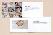 "Lucette" - Birth Announcements in Ink by Megan Davis - Interior Options
