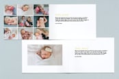 "Hello Baby" - Birth Announcements in Daffodil by Annie Clark - Interior Options