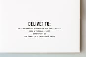 "Bold Beginnings" - Birth Announcements in Pepper by Jennifer Thomke - FREE Recipient Addressing
