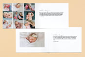 "My Name" - Birth Announcements in Charcoal by fatfatin - Interior Options