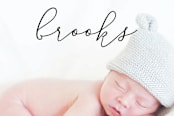 "My Name" - Birth Announcements in Charcoal by fatfatin - Close-Up