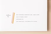 "Two Fold" - Birth Announcements in Blush by Snow and Ivy - FREE Recipient Addressing