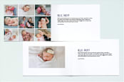 "Whale Hello" - Birth Announcements in Sky by Eric Clegg - Interior Options