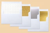 "Second Glance" - Birth Announcements in Peony by Carolyn MacLaren - Slip-In Envelope Liners