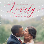 "lovely season" - Retired Holiday Cards in Holly by Lori James - Close-Up