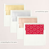 "lovely season" - Retired Holiday Cards in Holly by Lori James - Envelope Liners