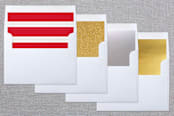 "Simply" - Retired Holiday Cards in Cherry by Lauren Chism - Envelope Liners